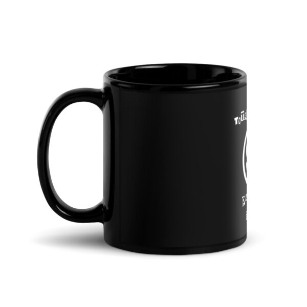 Totally Crazy Black Glossy Mug - Image 2